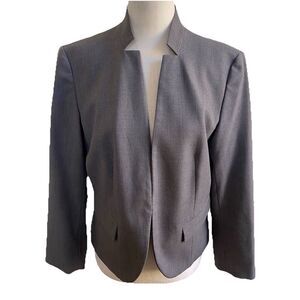 Nine West Blazer Jacket Gray Size 6